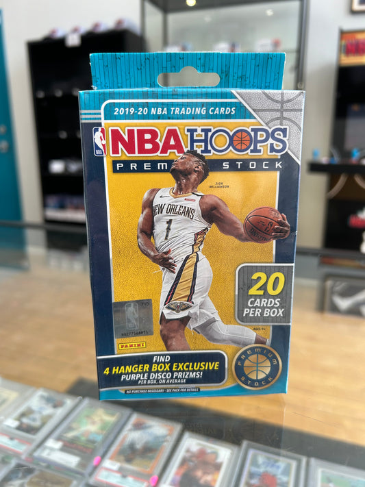 2019-20 Panini Hoops Premium Stock Basketball Hanger Box