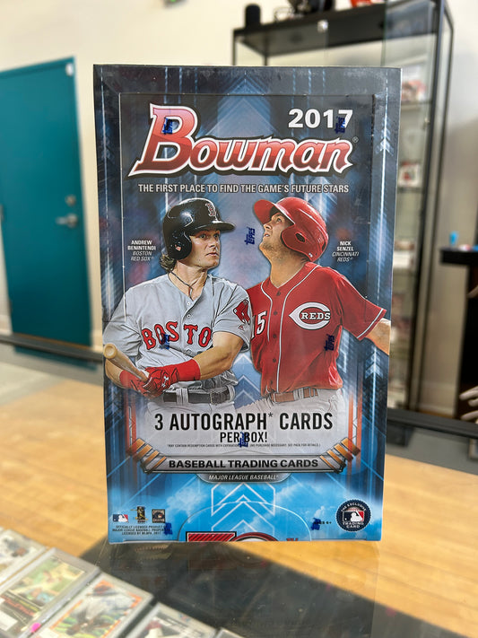 2017 Bowman Baseball Jumbo Hobby Box
