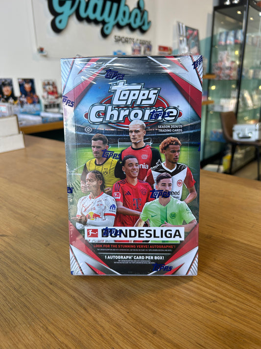 2024/25 Topps Chrome Bundesliga Soccer Hobby Box
