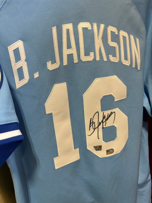Bo Jackson 1987 Kansas City Royals Autographed Jersey