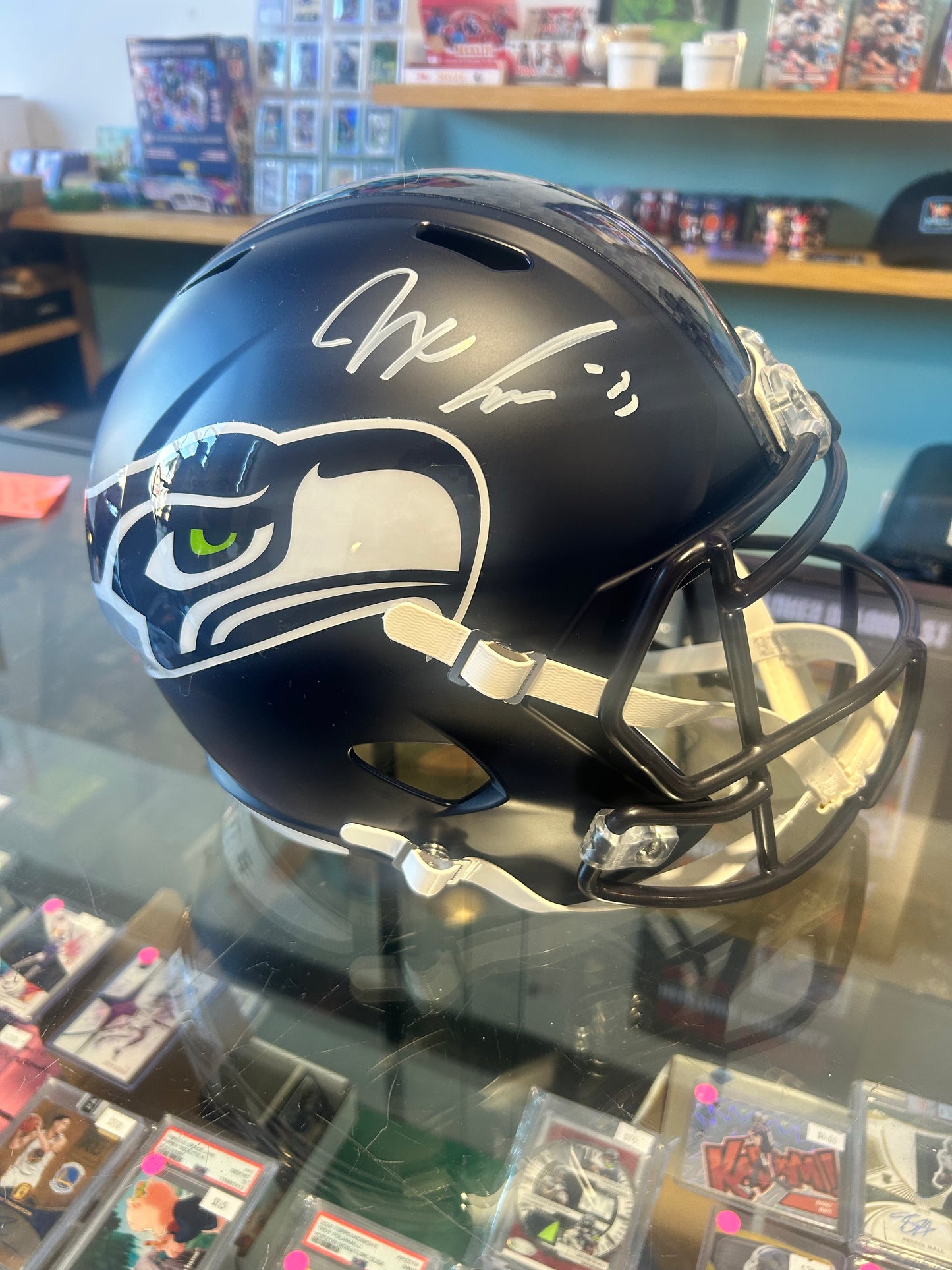 Jaxon Smith-Njigba Seattle Seahawks Autographed Helmet