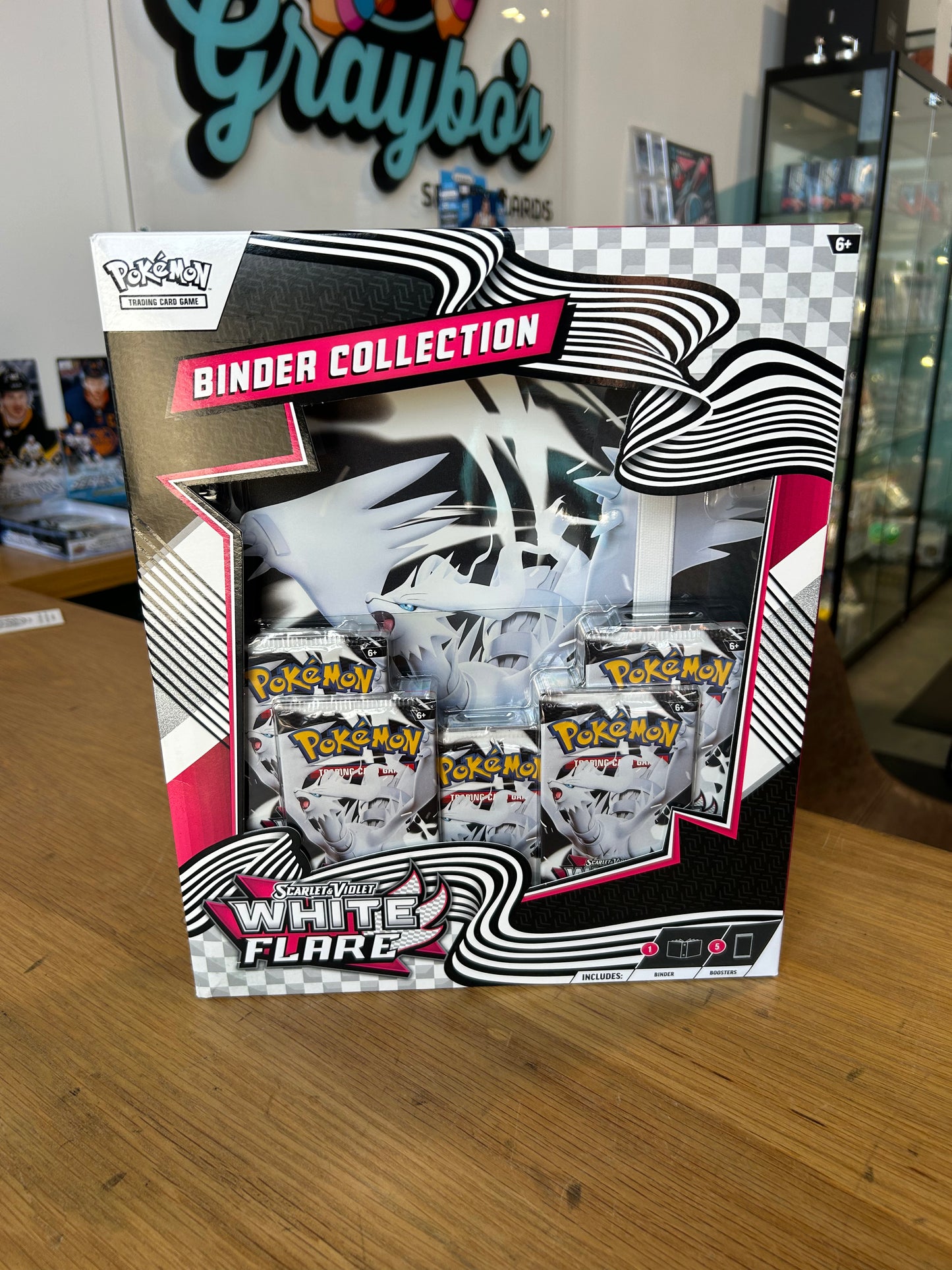 White Flare Binder Collection