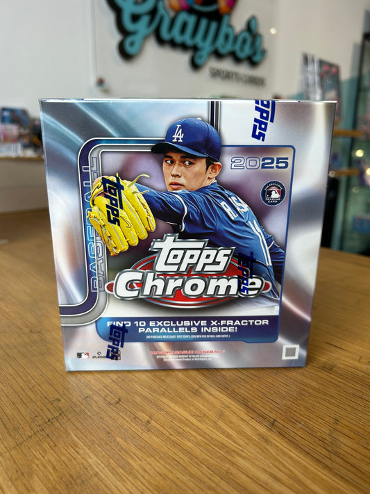 2025 Topps Chrome Baseball Mega Box