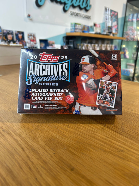 2025 Topps Archives Signature Series Baseball Hobby Box