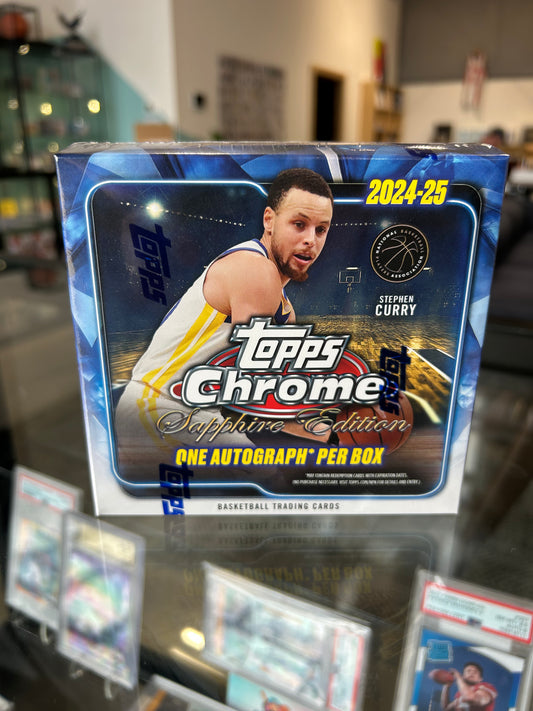 2024/25 Topps Chrome Basketball Sapphire Edition Box