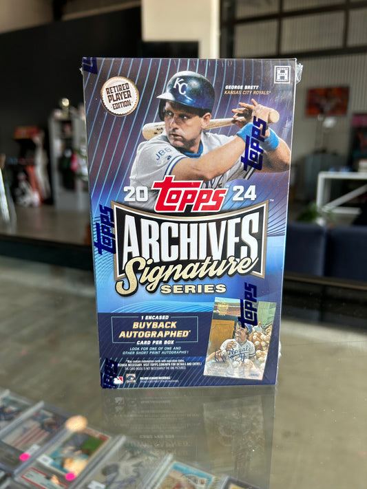 2024 Topps Archives Signature Series Retired Players Edition Hobby