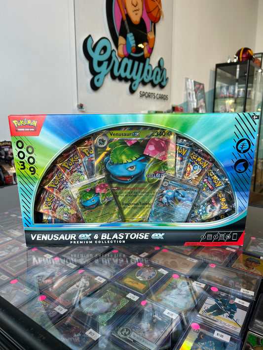 Venusaur ex & Blastoise ex Premium Collection