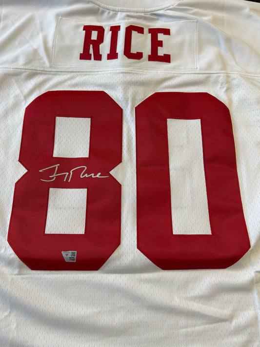 Jerry Rice San Francisco 49ers Autographed Mitchell & Ness Replica Jersey