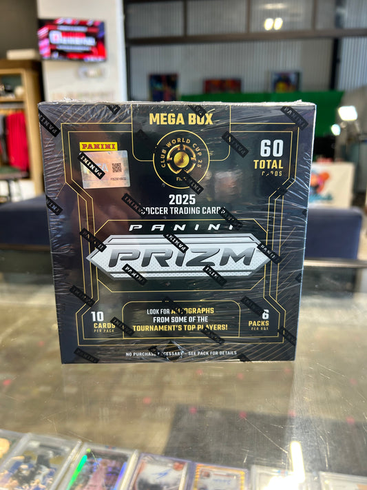 2025 Panini Prizm FIFA Club World Cup Soccer Hobby Mega Box