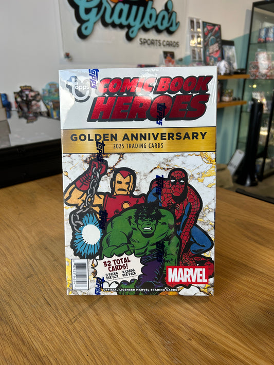 2025 Marvel Comic Book Heroes 1975 Golden Anniversary Hobby Box