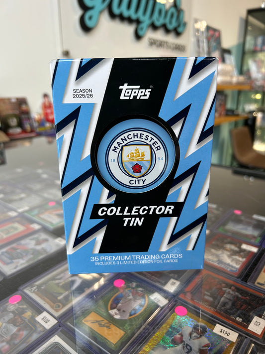 2025/26 Topps Collector Tin - Manchester City