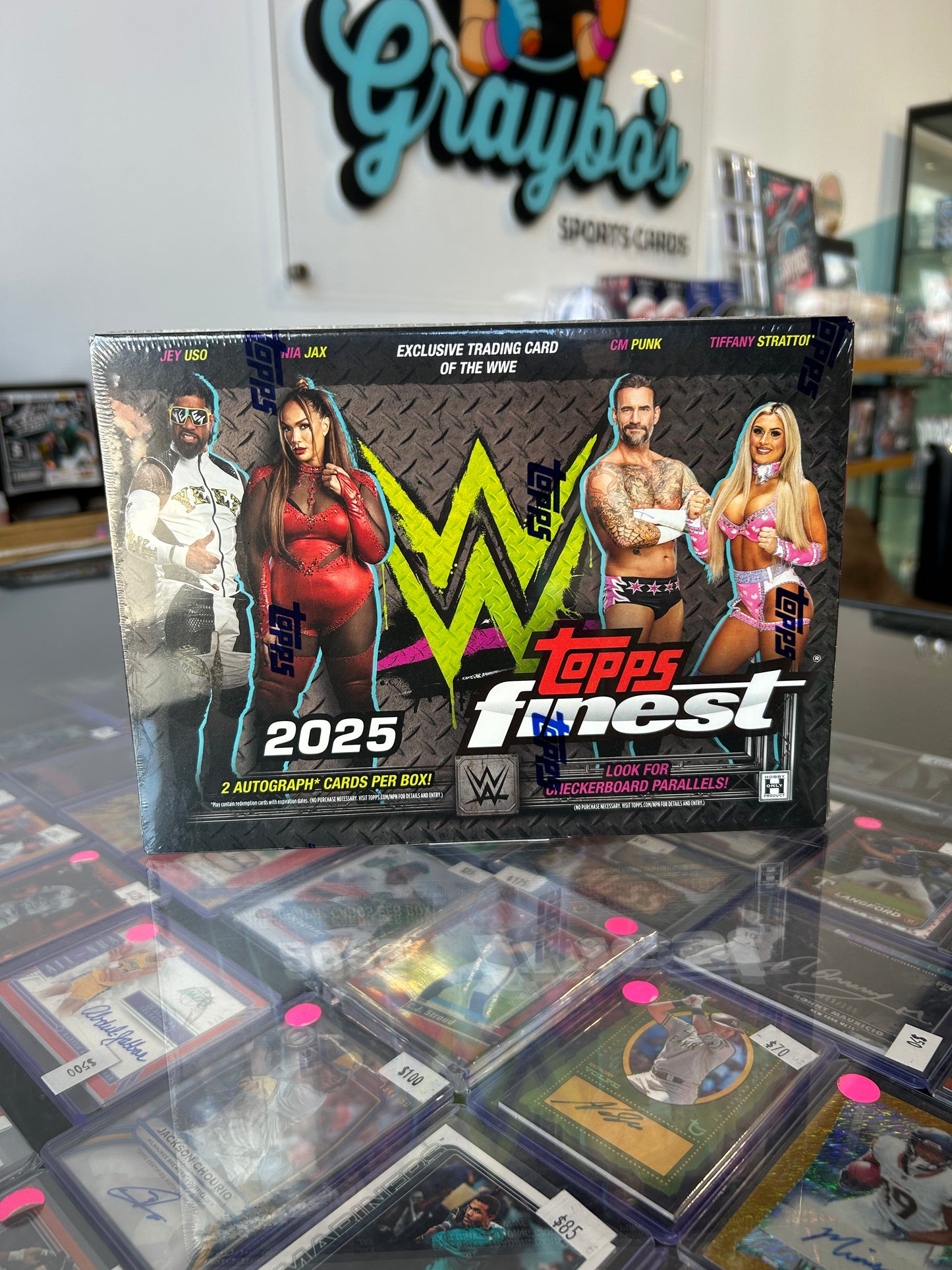 2025 Topps Finest WWE Hobby Box