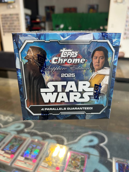2025 Topps Star Wars Chrome Sapphire Edition Hobby Box