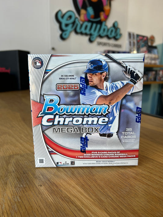 2025 Bowman Chrome Baseball Mega Box