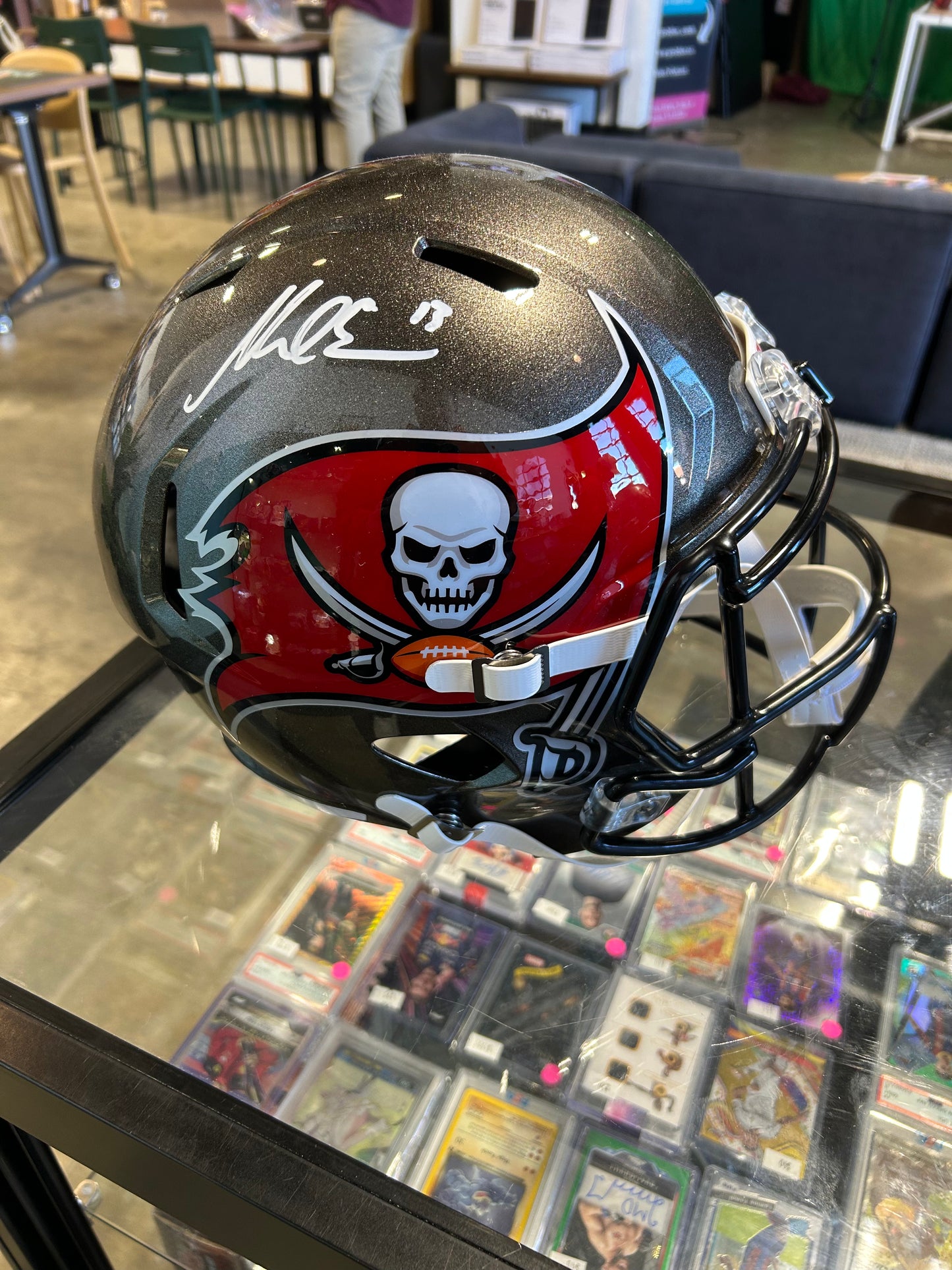Mike Evans Tampa Bay Buccaneers Autographed Riddell Speed Replica Helmet