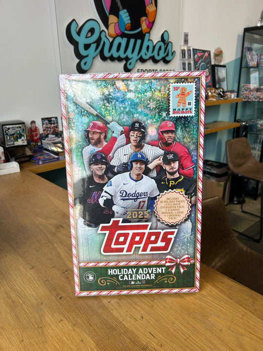 2025 Topps Holiday Baseball Advent Calendar Box