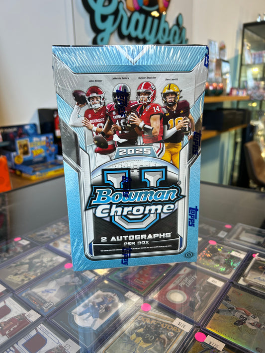 2025 Bowman University Chrome Football Hobby Box