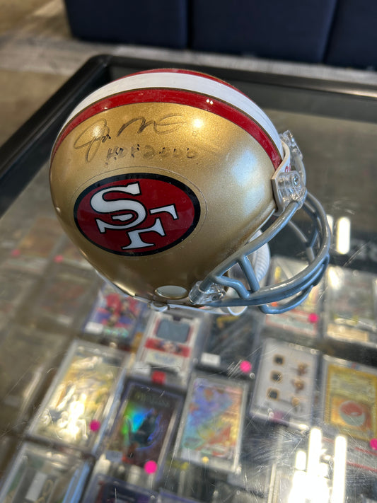 Joe Montana San Francisco 49ers Autographed Mini Helmet