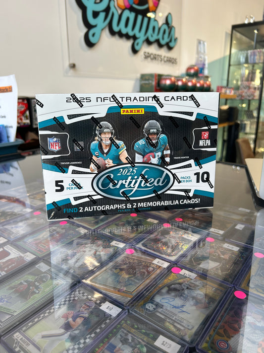 2025 Panini Certified Football Hobby Box