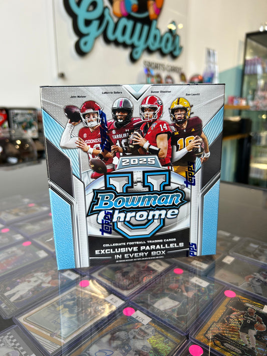 2025 Bowman University Chrome Football Mega Box