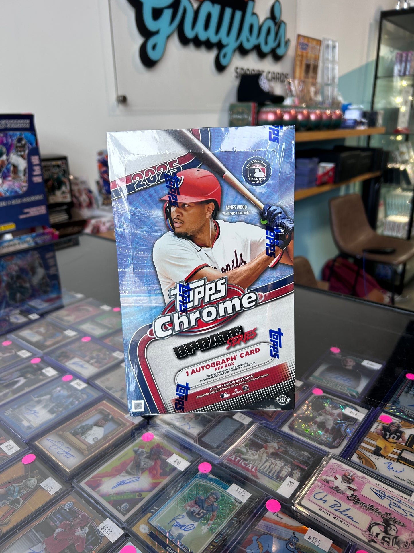 2025 Topps Chrome Update Series Baseball Hobby Box