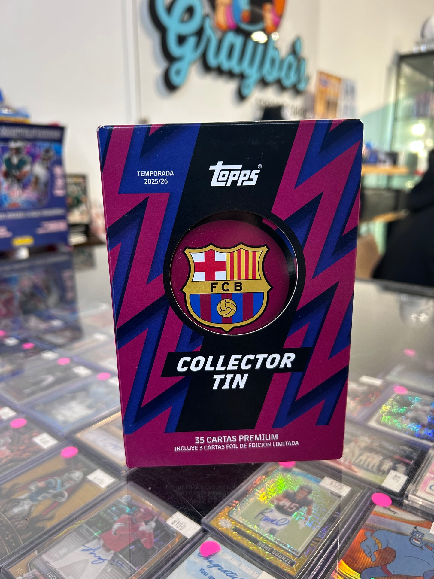 2025/26 Topps Collector Tin - Barcelona