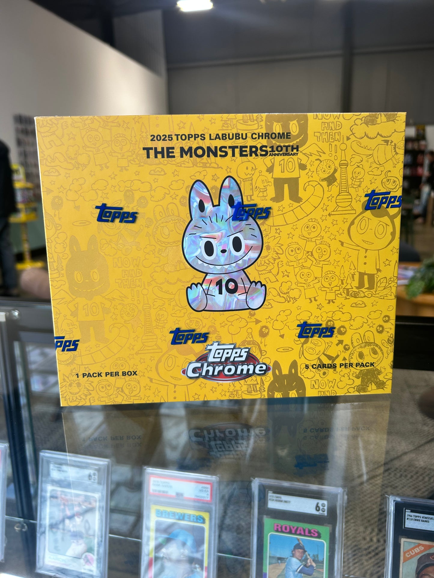 2025 Topps Chrome Labubu 10th Anniversary Hobby Box