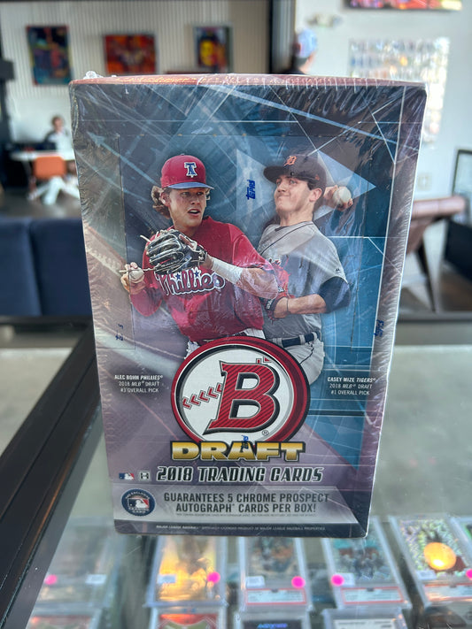 2018 Bowman Draft Baseball Hobby Super Jumbo Box