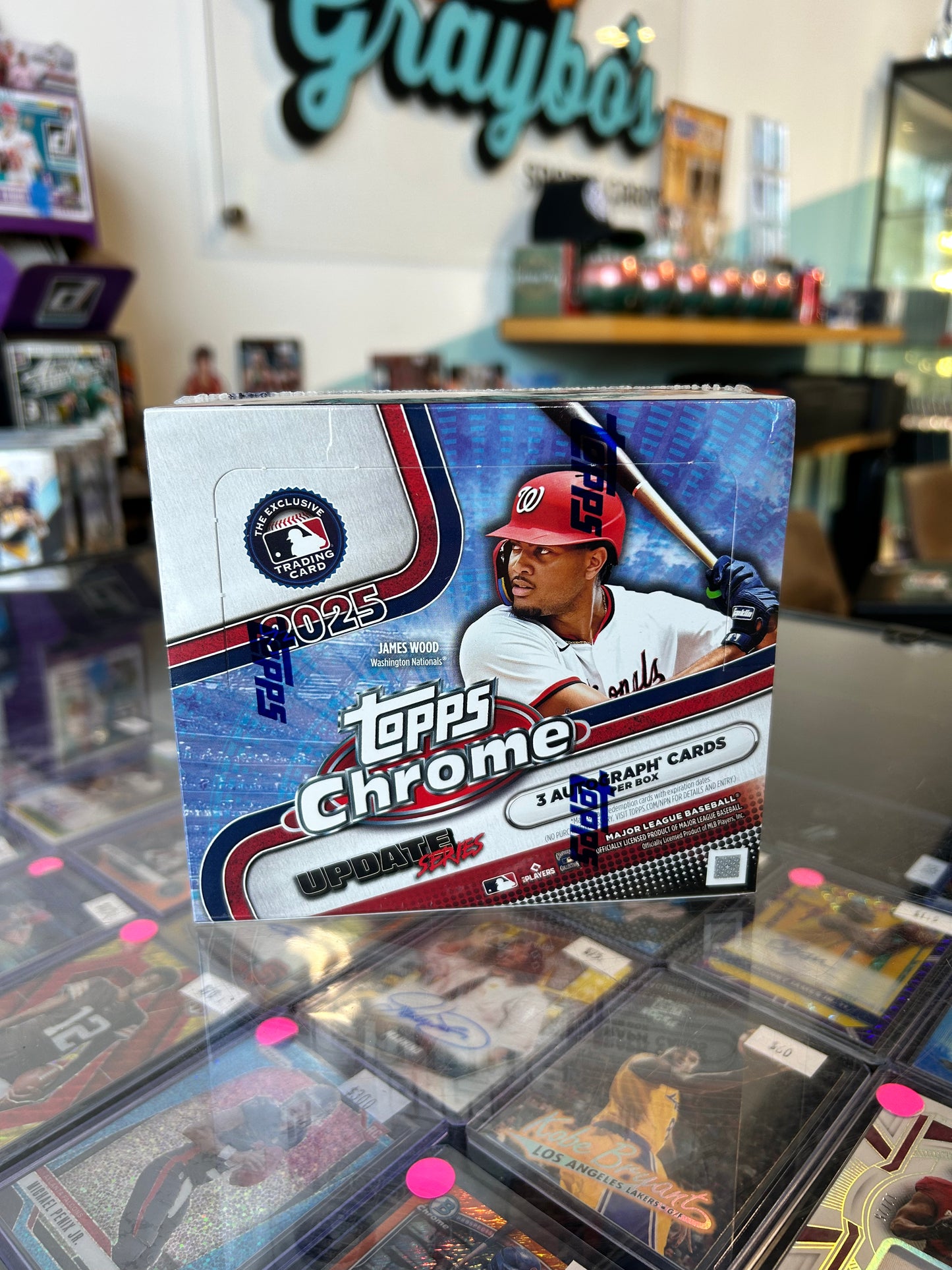 2025 Topps Chrome Update Series Baseball Hobby Jumbo Box
