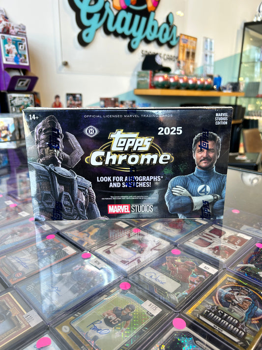 2025 Topps Marvel Studios Chrome Hobby Box