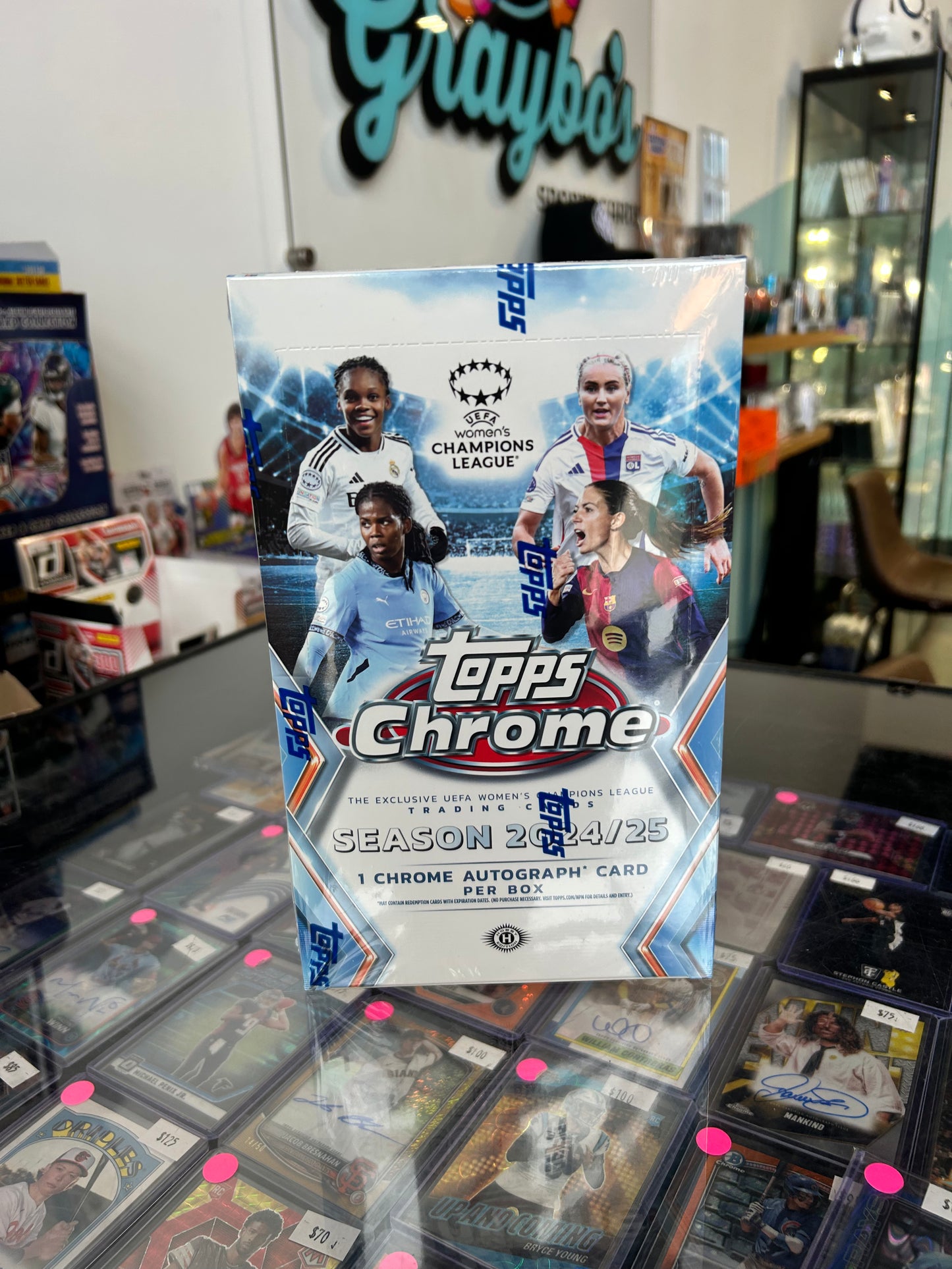 2024/25 Topps Chrome UEFA Women's Champions League Soccer Hobby