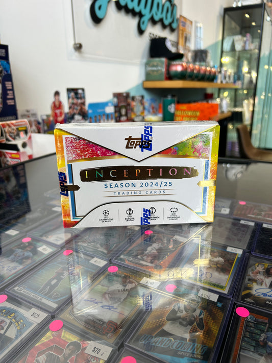2024-25 Topps UEFA Club Competitions Inception Soccer Hobby Box