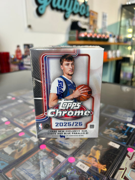 2025/26 Topps Chrome Basketball Blaster Box