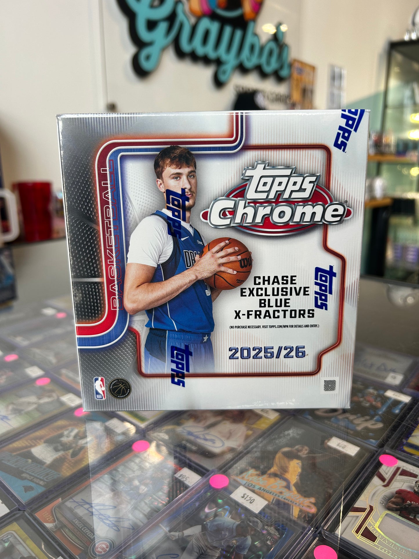 2025/26 Topps Chrome Basketball Mega Box