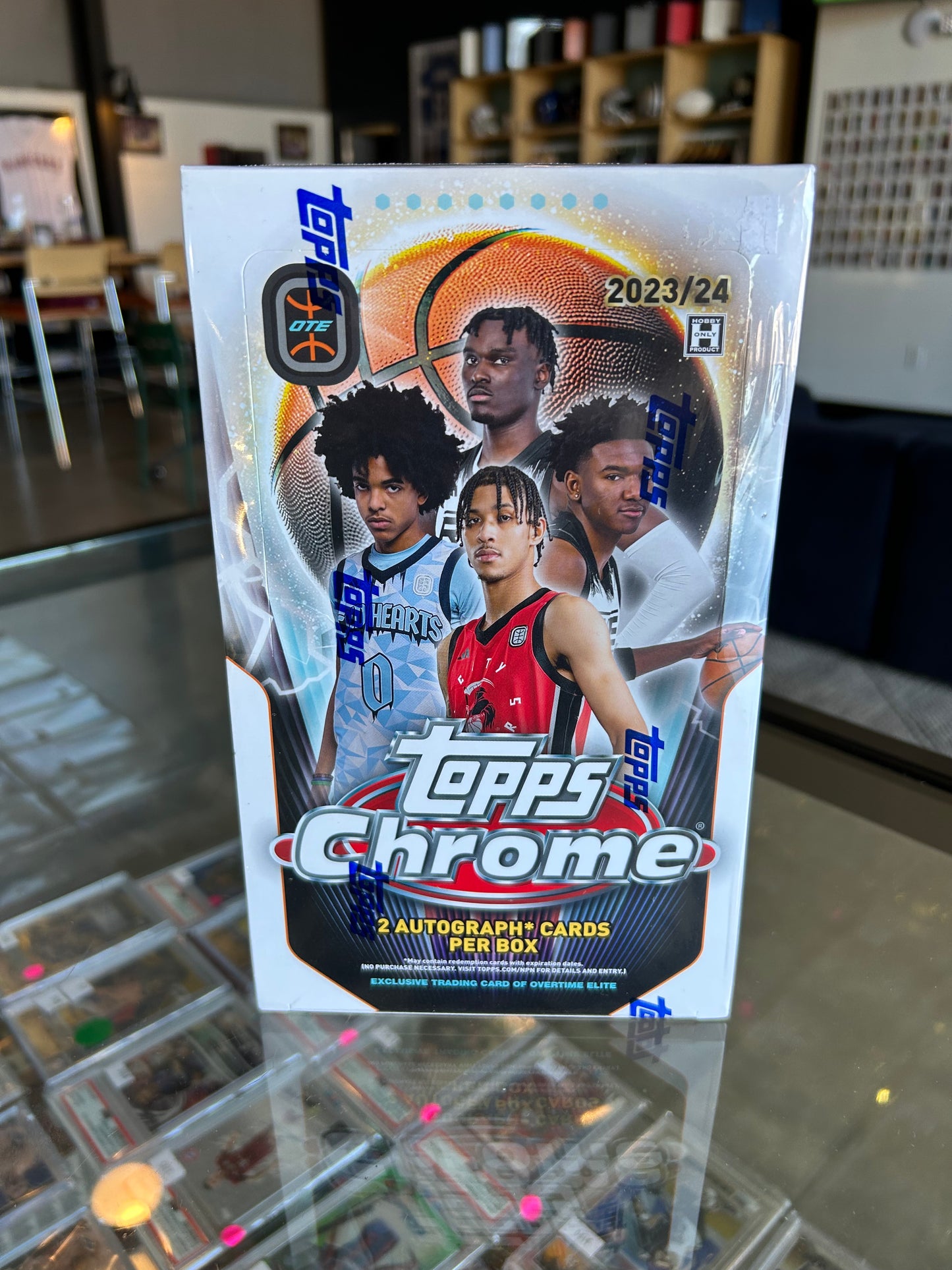 2023-24 Topps Chrome Overtime Elite Basketball Hobby Box