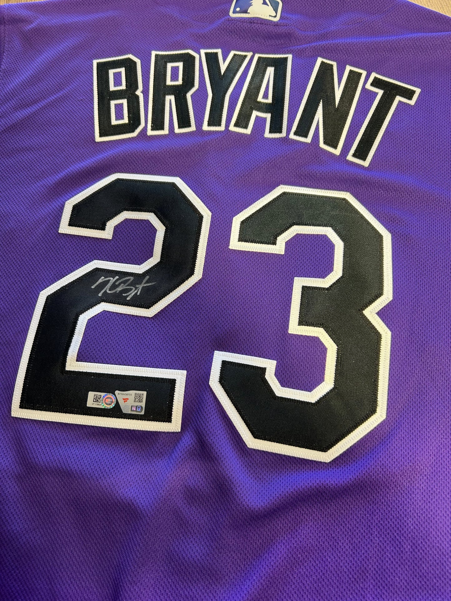 Kris Bryant Colorado Rockies Autographed Jersey