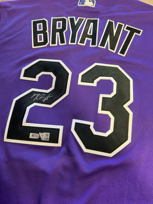 Kris Bryant Colorado Rockies Autographed Jersey