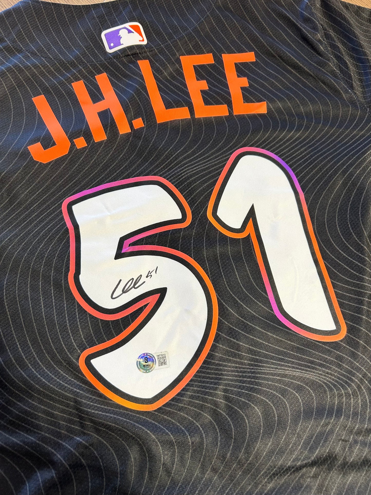Jung Hoo Lee San Francisco Giants City Connect Autographed Jersey
