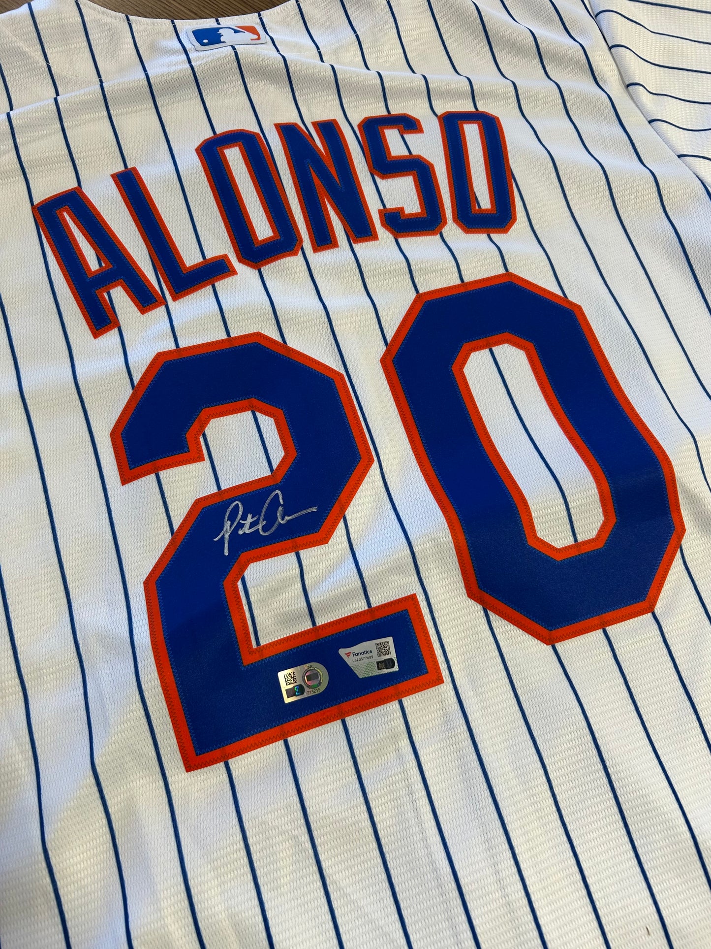 Pete Alonso New York Mets Autographed Jersey