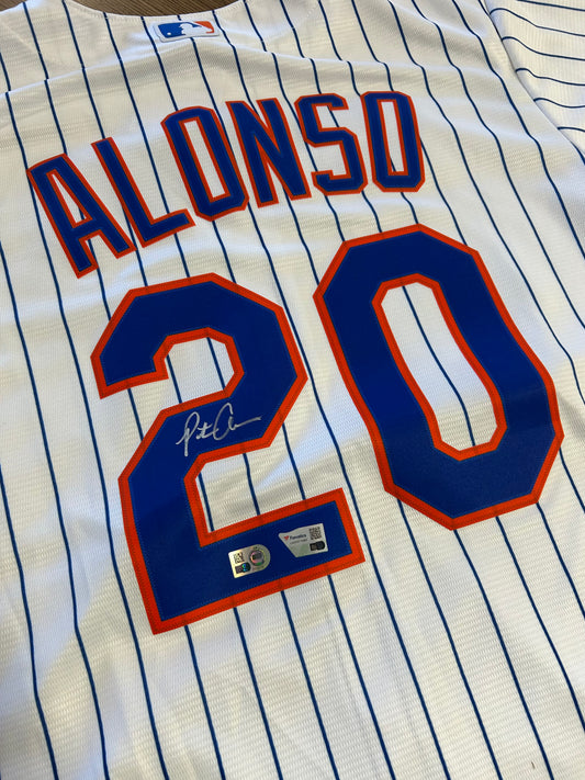 Pete Alonso New York Mets Autographed Jersey