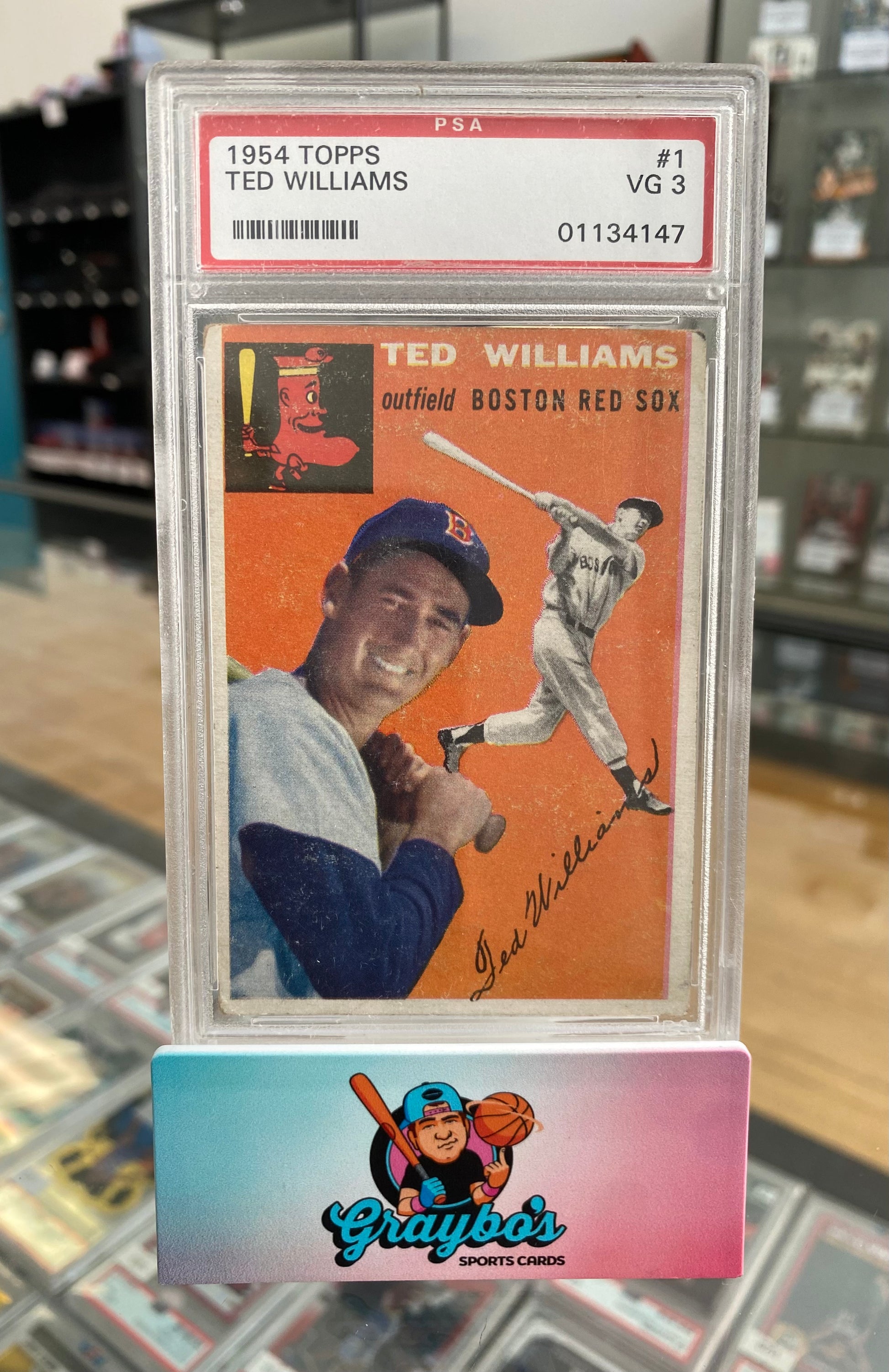 1954 Topps #1 Ted Williams Value - Baseball