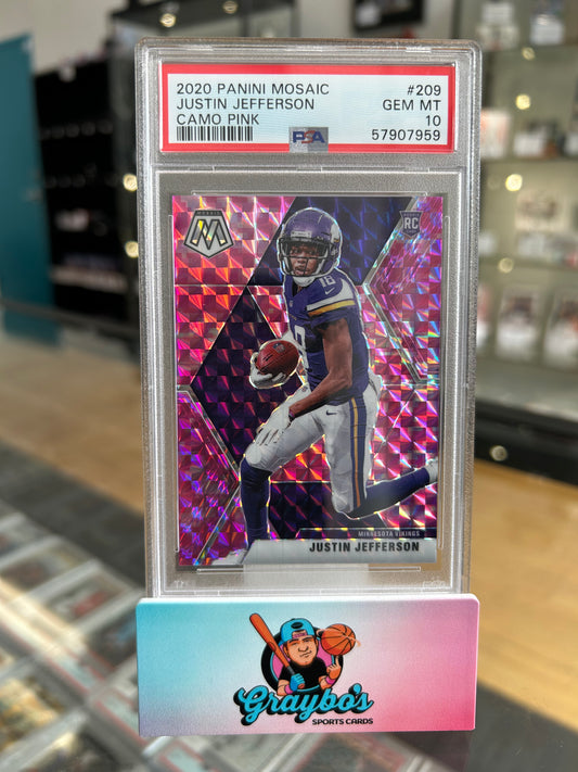 2021 Mosaic Micah Parsons NFL Debut Pink Camo