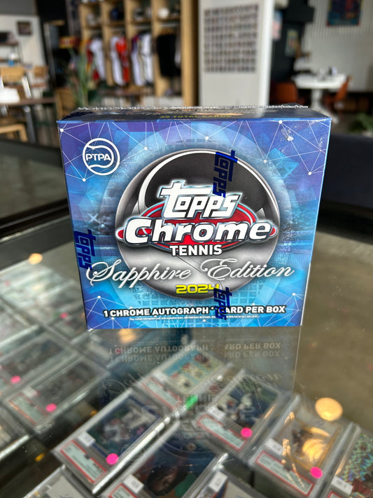 2024 Topps Chrome Tennis Sapphire Edition Box