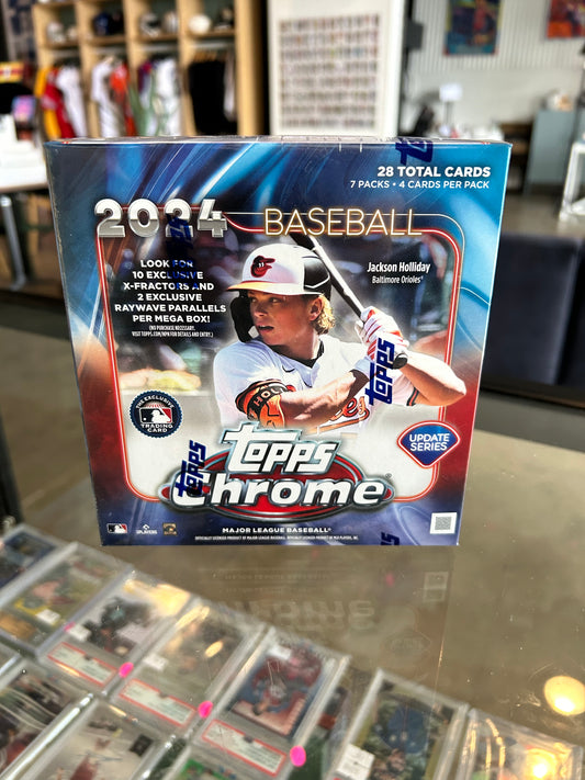 2024 Topps Chrome Update Series Baseball Mega Box