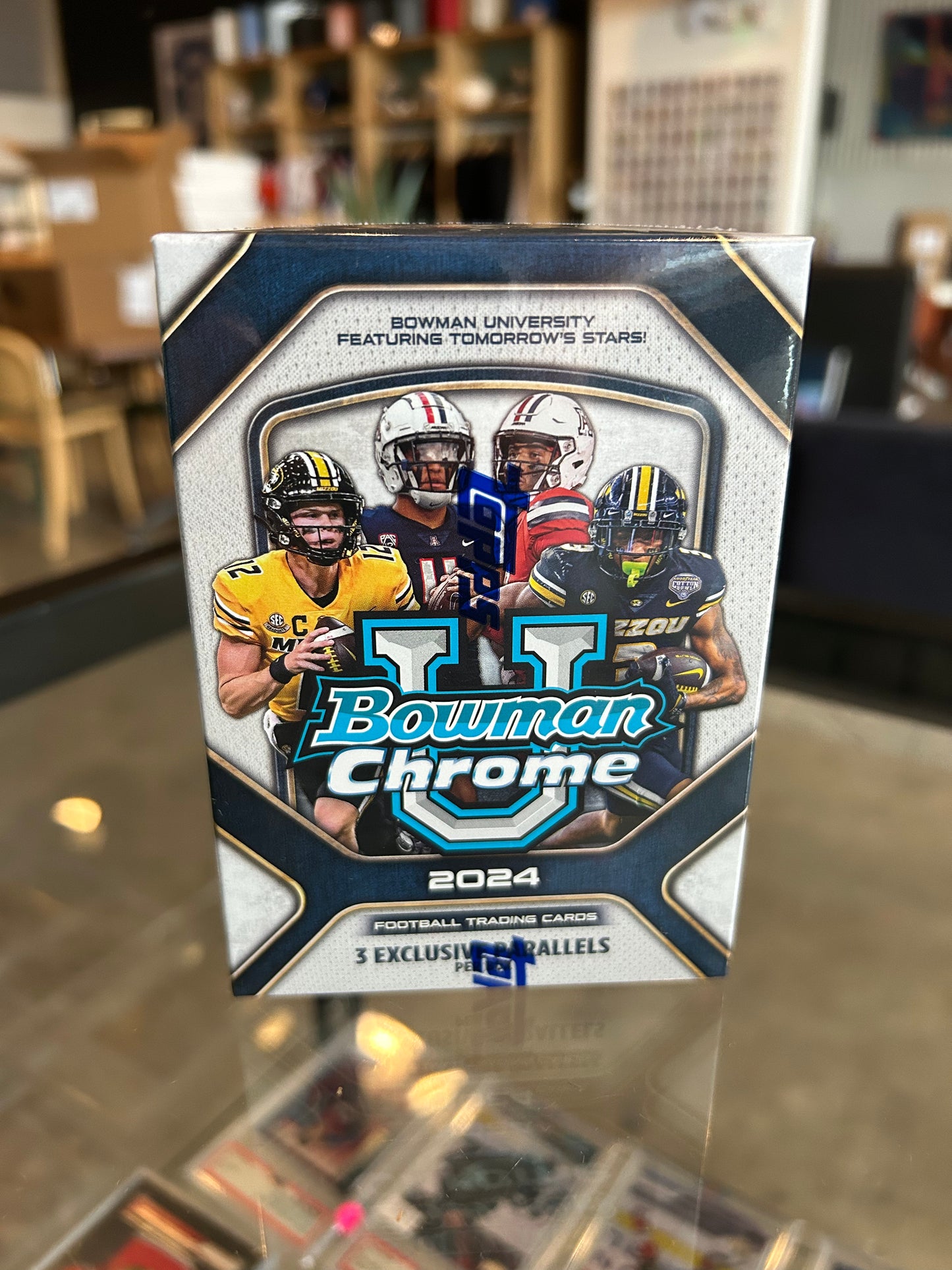 2024 Bowman University Chrome Football Blaster Box