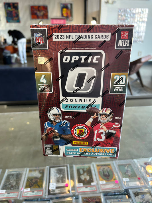 2023 Panini Donruss Optic Football Hobby International Box