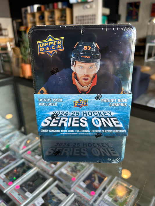 2024-25 Upper Deck Series 1 Hockey Tin Box