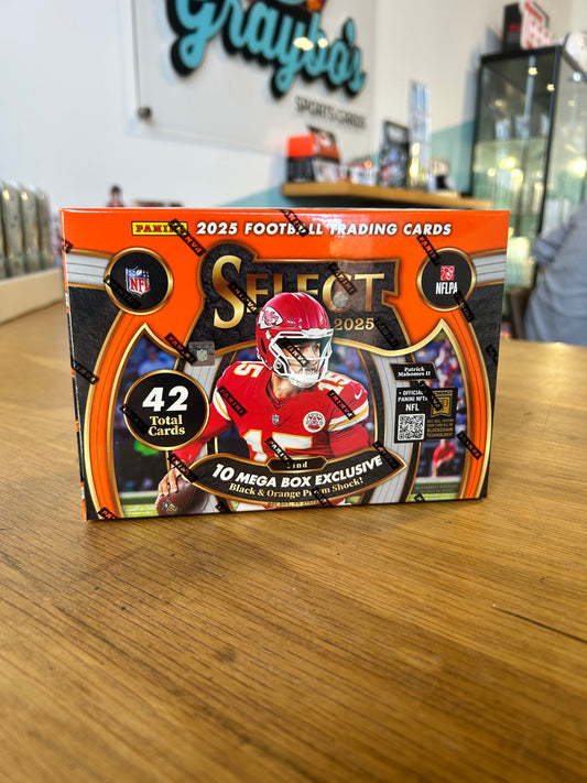 2025 Panini Select Football Hobby Mega Box