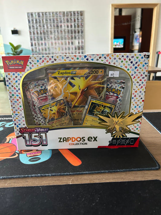 Zapdos EX Collection 151 Box