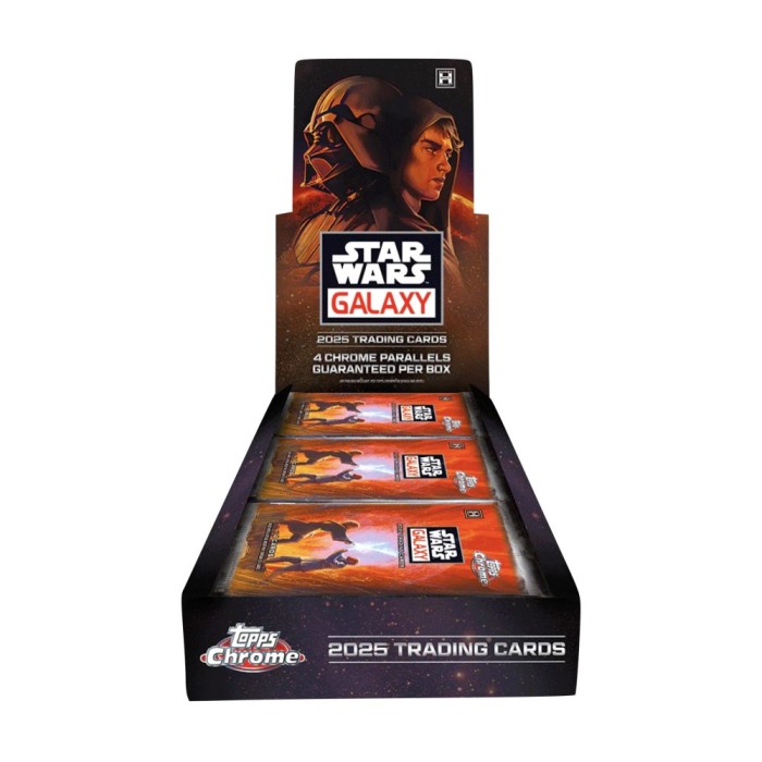 2025 Topps Star Wars Chrome Galaxy Hobby Box (PRESALE)